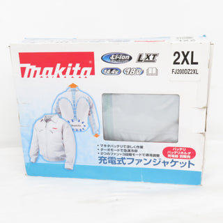 makita マキタ 14.4V/18V対応 充電式ファンジャケット サイズ2XL ジャケット・ファンのみ 外箱イタミあり FJ200DZ2XL 未着用品