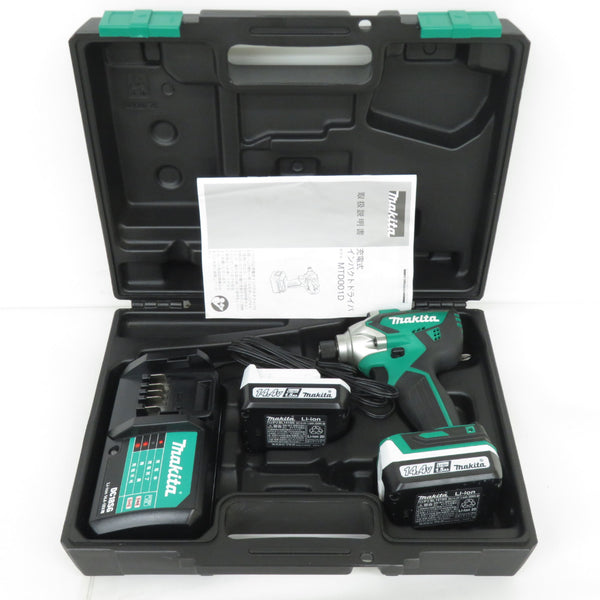 makita マキタ 14.4V 1.5Ah 充電式インパクトドライバ ケース・充電器・バッテリ2個セット MTD001DSX 中古美品