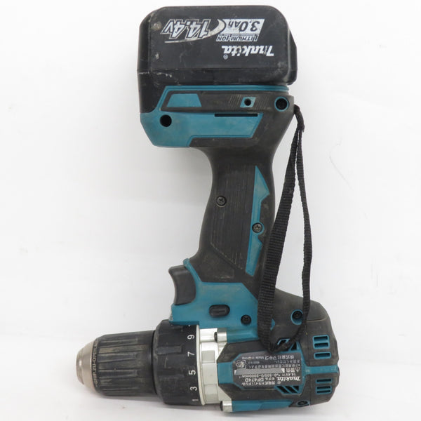 makita マキタ 14.4V 3.0Ah 充電式ドライバドリル 青 ケース・充電器・バッテリ2個セット DF474D 中古