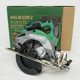 HiKOKI ハイコーキ マルチボルト36V対応 125mm コードレスリフォーム用丸のこ マルノコ 無線連動対応 本体のみ C3605DB(SK)(NN) 未使用品