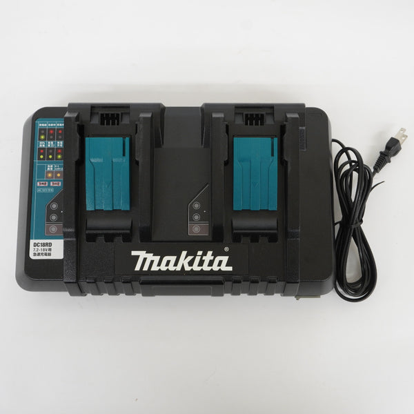 makita マキタ 7.2～18V Ni-MH＆Li-ion対応 2口急速充電器 DC18RD JPADC18RD 中古美品