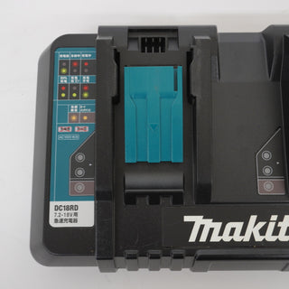 makita マキタ 7.2～18V Ni-MH＆Li-ion対応 2口急速充電器 DC18RD JPADC18RD 中古美品