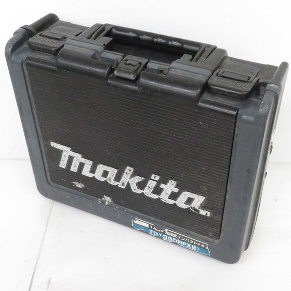 makita マキタ 14.4V 3.0Ah 充電式インパクトドライバ 黒 ケース・充電器・バッテリ2個セット 正常動作せず 動作不安定 TD133DRFXB ジャンク品