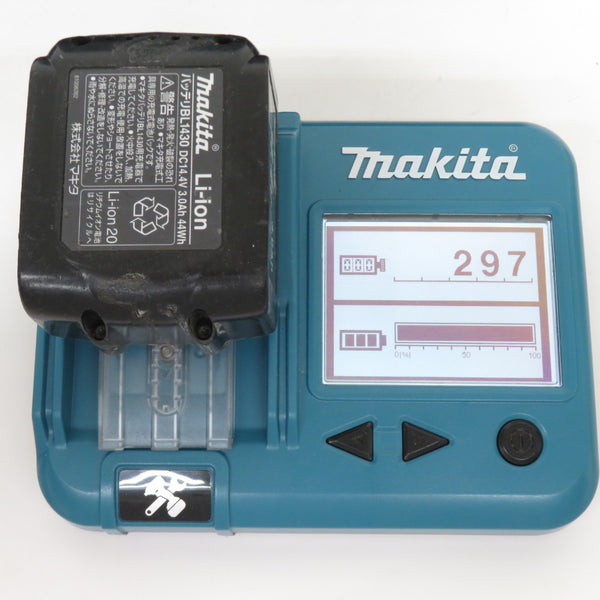 makita マキタ 14.4V 3.0Ah 充電式インパクトドライバ 黒 ケース・充電器・バッテリ2個セット 正常動作せず 動作不安定 TD133DRFXB ジャンク品