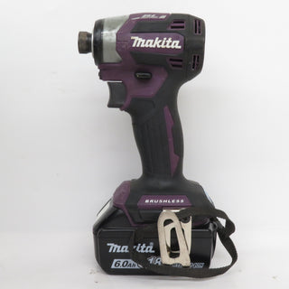 makita マキタ 18V 6.0Ah 充電式インパクトドライバ オーセンティックパープル ケース・充電器・バッテリ2個セット TD173DGXAP 中古