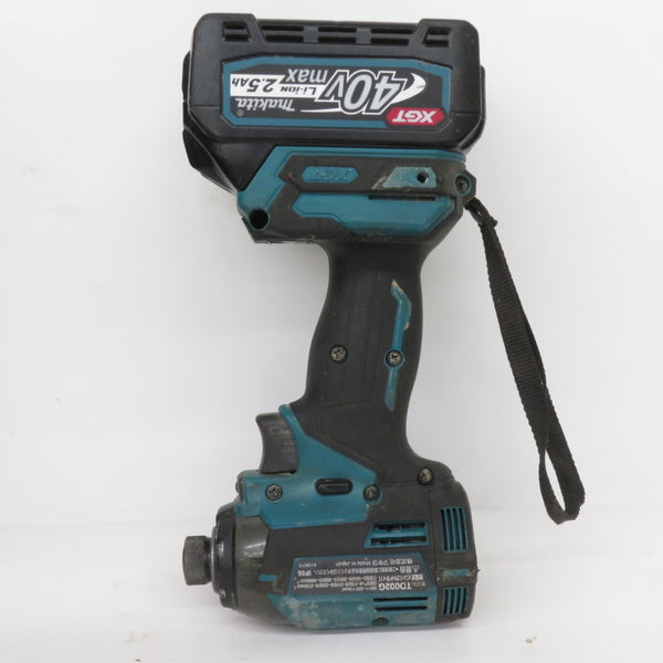 makita マキタ 40Vmax 2.5Ah 充電式インパクトドライバ 青 ケース・充電器・バッテリ2個セット TD002GRDX 中古