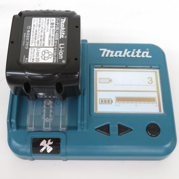 makita マキタ 14.4V 6.0Ah 充電式インパクトドライバ 黒 ケース・充電器・バッテリ1個セット TD161D 中古美品