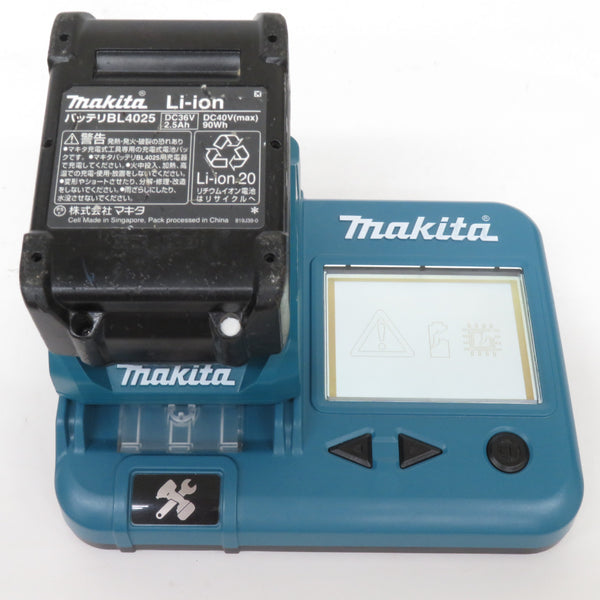 makita マキタ 40Vmax 2.5Ah Li-ionバッテリ 残量表示付 雪マーク付 充電回数4回 BL4025 A-69923 中古