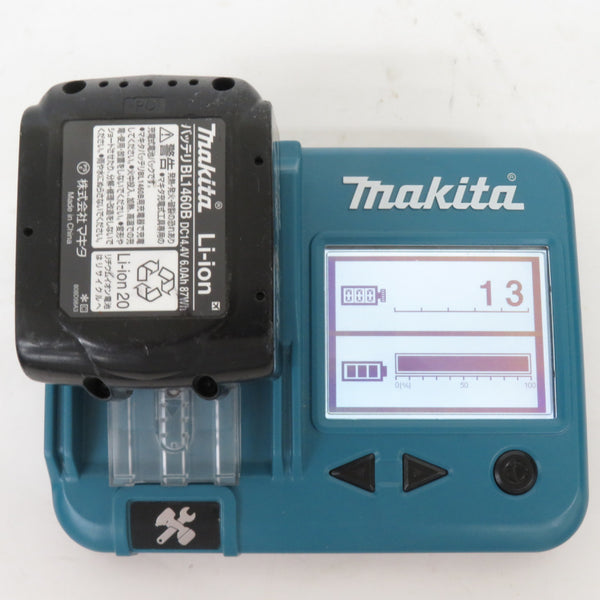 makita マキタ 14.4V 6.0Ah 充電式インパクトドライバ ピンク ケース・充電器・バッテリ2個セット 軸ブレあり ライト不点灯 TD136DRFXP 中古