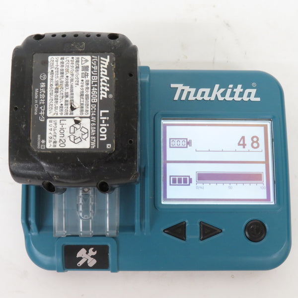 makita マキタ 14.4V 6.0Ah 充電式インパクトドライバ ピンク ケース・充電器・バッテリ2個セット 軸ブレあり ライト不点灯 TD136DRFXP 中古