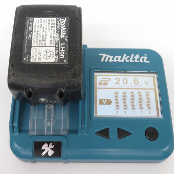 makita マキタ 18V 6.0Ah Li-ionバッテリ 残量表示付 雪マーク付 充電回数98回 BL1860B A-60464 中古