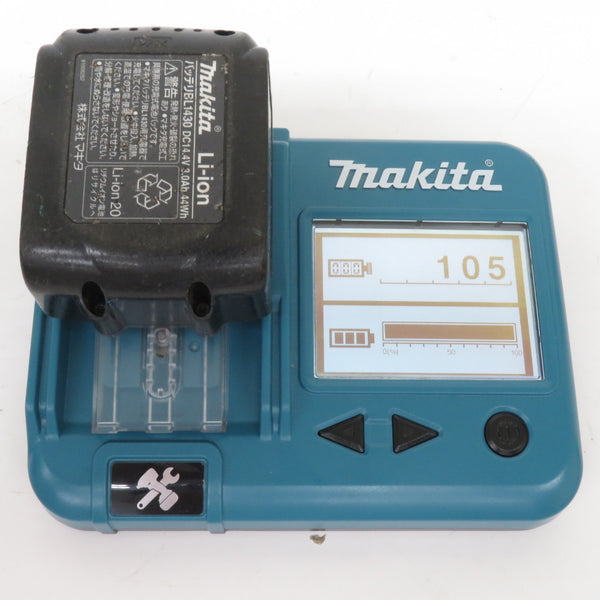 makita マキタ 14.4V 3.0Ah Li-ionバッテリ 残量表示なし 充電回数105回 BL1430 A-42634 中古