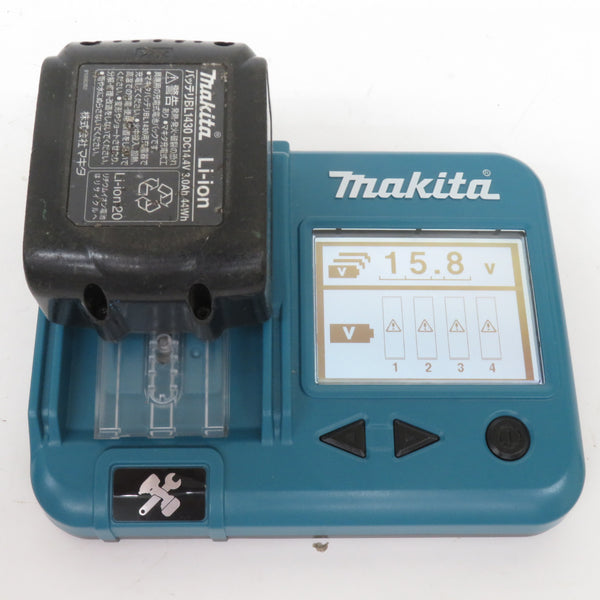 makita マキタ 14.4V 3.0Ah Li-ionバッテリ 残量表示なし 充電回数105回 BL1430 A-42634 中古