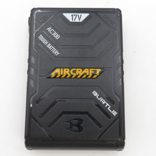 BURTLE バートル 17V 3.35Ah 空調ウェアエアークラフト用Li-ionバッテリ 充電器付 AC300 35.ブラック 中古美品