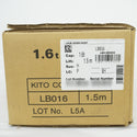 KITO キトー 大型・重量工具 レバーブロックL5形 1.6t×1.5m 未開封品 LB016 未使用品