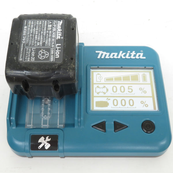 makita マキタ 14.4V 3.0Ah Li-ionバッテリ 残量表示なし 充電回数52回 BL1430 A-42634 中古