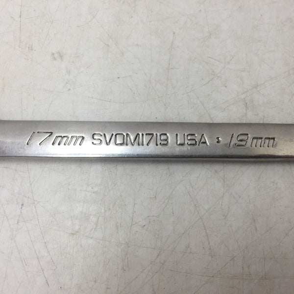 SnapOn スナップオン オープンエンドレンチセット 7本組 SVSM10/12 VOM810B/1012/1417/1719B SVOM1719 中古