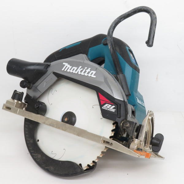 makita マキタ 40Vmax対応 165mm 充電式マルノコ 青 本体のみ ケース付 HS002G 中古