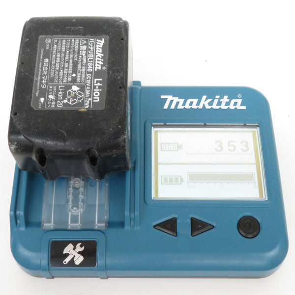 makita マキタ 18V 4.0Ah Li-ionバッテリ 残量表示なし 充電回数353回 BL1840 A-56596 中古