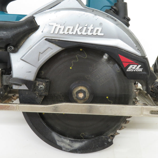 makita マキタ 40Vmax 2.5Ah 125mm 充電式マルノコ 青 無線連動対応 ケース・充電器・バッテリ2個セット ブレーキやや遅れ HS008GRDX 中古