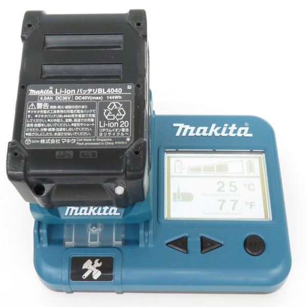 makita マキタ 40Vmax 4.0Ah Li-ionバッテリ 残量表示付 雪マーク付 充電回数117回 BL4040 A-69939 中古