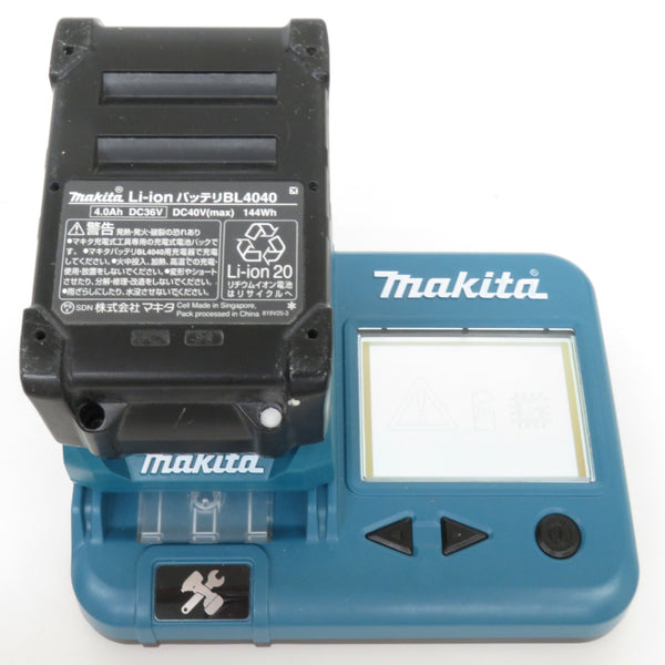 makita マキタ 40Vmax 4.0Ah Li-ionバッテリ 残量表示付 雪マーク付 充電回数121回 BL4040 A-69939 中古