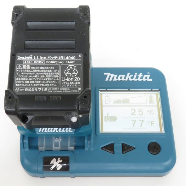 makita マキタ 40Vmax 4.0Ah Li-ionバッテリ 残量表示付 雪マーク付 充電回数121回 BL4040 A-69939 中古