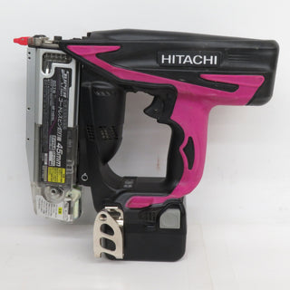 日立工機 HiKOKI ハイコーキ 14.4V 3.0Ah コードレスピン釘打機 レッド ケース・充電器・バッテリ1個セット NP14DSL 中古