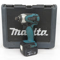 makita マキタ 14.4V 3.0Ah 充電式インパクトドライバ 青 ケース・充電器・バッテリ2個セット TD134D 中古