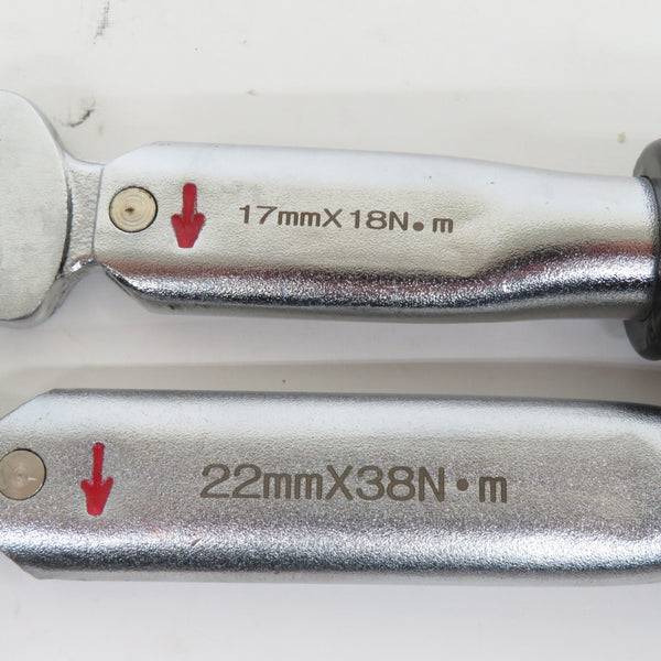 BBK トルクレンチ ATQトルクレンチ 2本セット 冷媒配管用 17mm×18N・m/22mm×38N・m ATQ-180 ATQ-380 中古