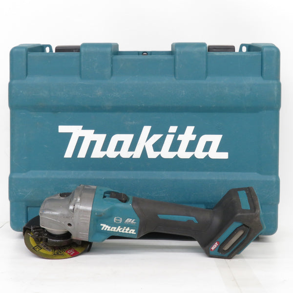 makita マキタ 18V対応 100mm 充電式ディスクグラインダ スライドスイッチタイプ 本体のみ ケース付 GA001G 中古