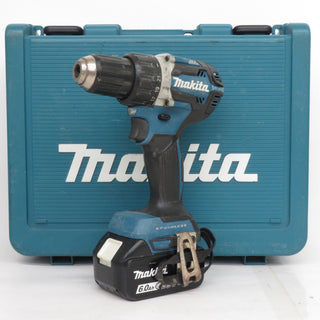 makita マキタ 18V 6.0Ah 充電式ドライバドリル 青 ケース・充電器・バッテリ2個セット DF484DRGX 中古