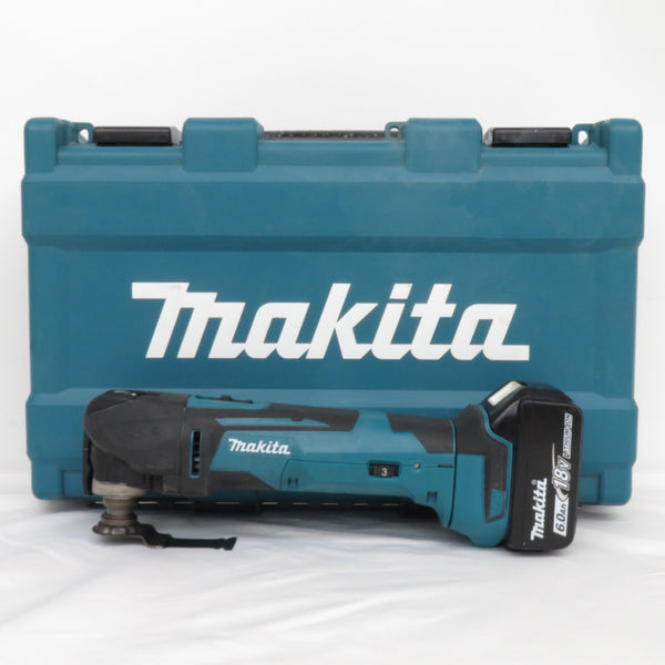 makita マキタ 18V 6.0Ah 充電式マルチツール ケース・充電器・バッテリ1個セット TM51DRG 中古美品