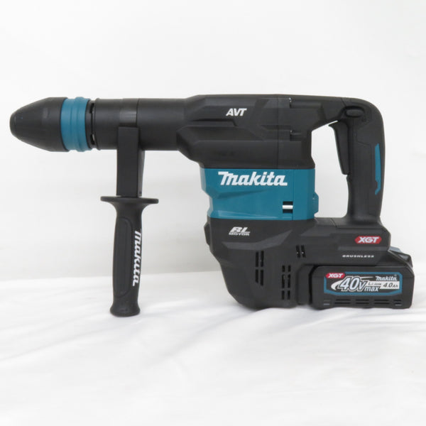 makita マキタ 40Vmax 4.0Ah 充電式ハンマ SDSマックス ケース・充電器・バッテリ2個セット HM001GRMX 中古美品