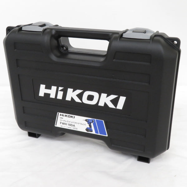 HiKOKI ハイコーキ 18V 2.0Ah コードレスインパクトドライバ ケース・充電器・バッテリ2個セット FWH18DA(2BG) 未使用品