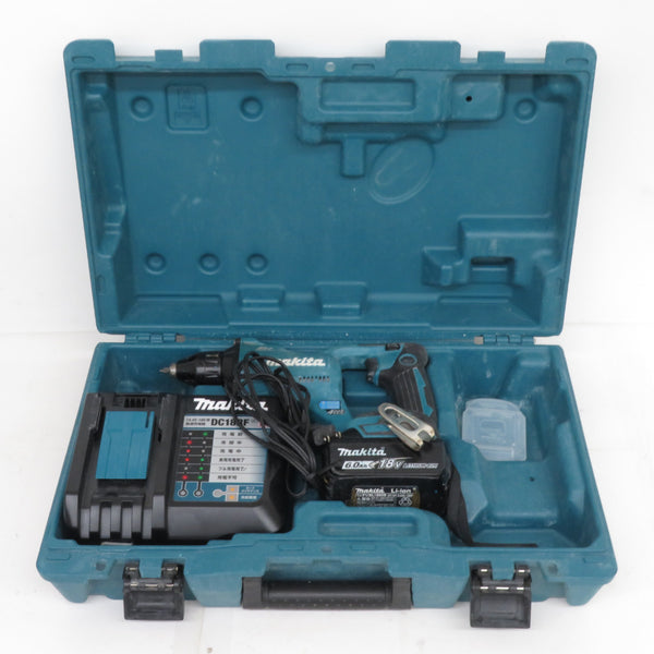 makita マキタ 18V 6.0Ah 充電式スクリュードライバ ケース・充電器・バッテリ1個セット FS454DRG 中古