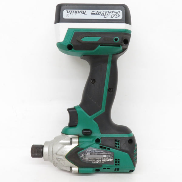 makita マキタ 14.4V 1.3Ah 充電式インパクトドライバ DIYモデル 充電器・バッテリ2個付 M697D 中古