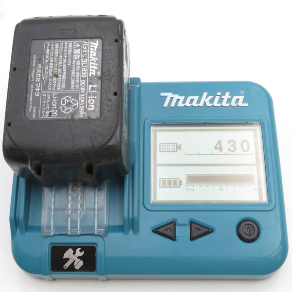 makita マキタ 18V 3.0Ah Li-ionバッテリ 残量表示なし 充電回数430回 BL1830 中古