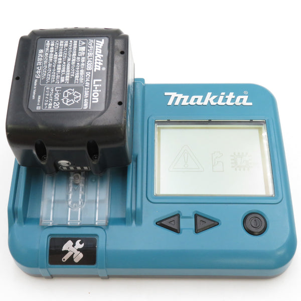 makita マキタ 14.4V 3.0Ah Li-ionバッテリ 残量表示付 充電回数14回 BL1430B A-60698 中古美品