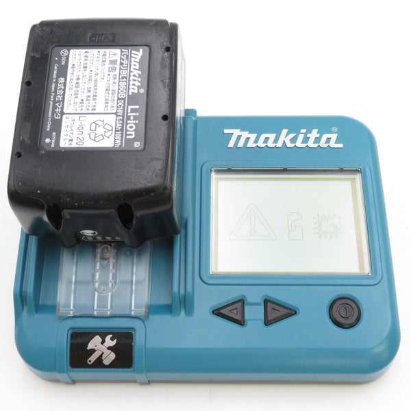 makita マキタ 18V 6.0Ah Li-ionバッテリ 残量表示付 雪マーク付 充電回数11回 BL1860B A-60464 中古美品