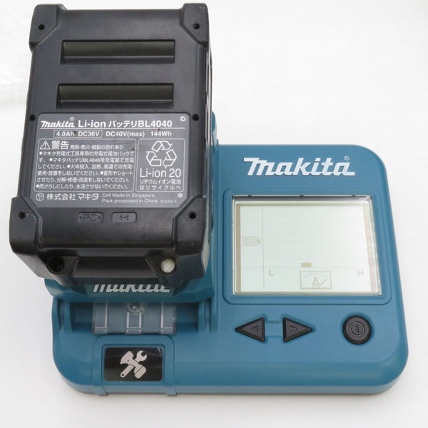 makita マキタ 40Vmax 4.0Ah Li-ionバッテリ 残量表示付 雪マーク付 充電回数10回 BL4040 A-69939 中古美品