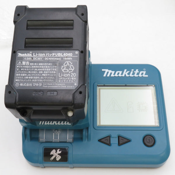 makita マキタ 40Vmax 4.0Ah Li-ionバッテリ 残量表示付 雪マーク付 充電回数10回 BL4040 A-69939 中古美品