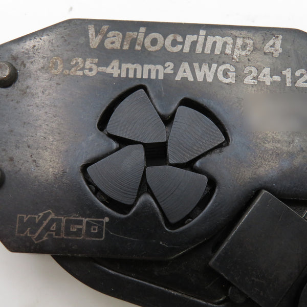 WAGO ワゴ 圧着工具 Variocrimp 4 絶縁・非絶縁フェルール用 0.25-4.0mm2 AWG24-12 中古