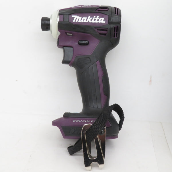 makita マキタ 18V対応 充電式インパクトドライバ オーセンティックパープル 本体のみ ケース付 TD172D 中古美品