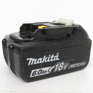 makita マキタ 18V 6.0Ah Li-ionバッテリ 残量表示付 雪マーク付 充電回数27回 BL1860B A-60464 中古