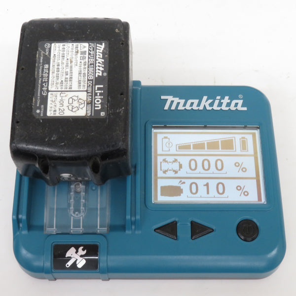 makita マキタ 18V 6.0Ah Li-ionバッテリ 残量表示付 雪マーク付 充電回数27回 BL1860B A-60464 中古