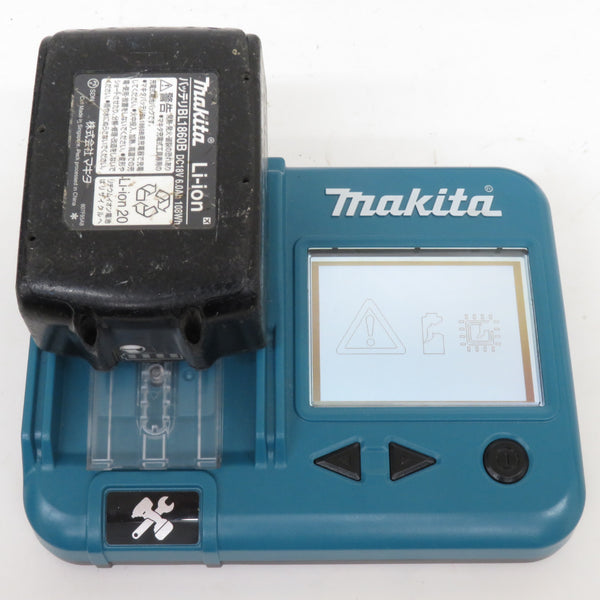 makita マキタ 18V 6.0Ah Li-ionバッテリ 残量表示付 雪マーク付 充電回数27回 BL1860B A-60464 中古