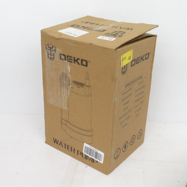 DEKO 100V 60Hz専用 25mm 水中ポンプ 通電確認のみ CSP9027 中古