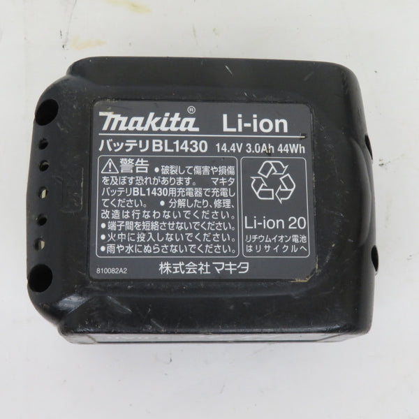 makita マキタ 14.4V 3.0Ah Li-ionバッテリ 残量表示なし 充電回数106回 BL1430 A-42634 中古