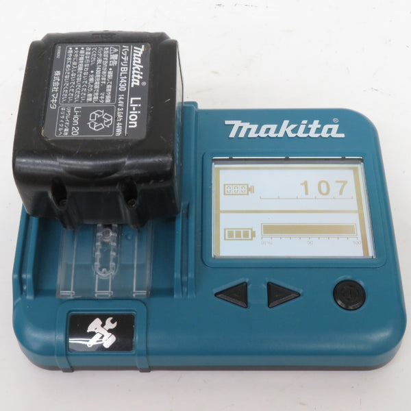 makita マキタ 14.4V 3.0Ah Li-ionバッテリ 残量表示なし 充電回数106回 BL1430 A-42634 中古